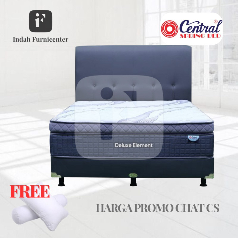 kasur spring bed central element pillow top 90x200 120x200 160x200 180x200 queen king size elemen te