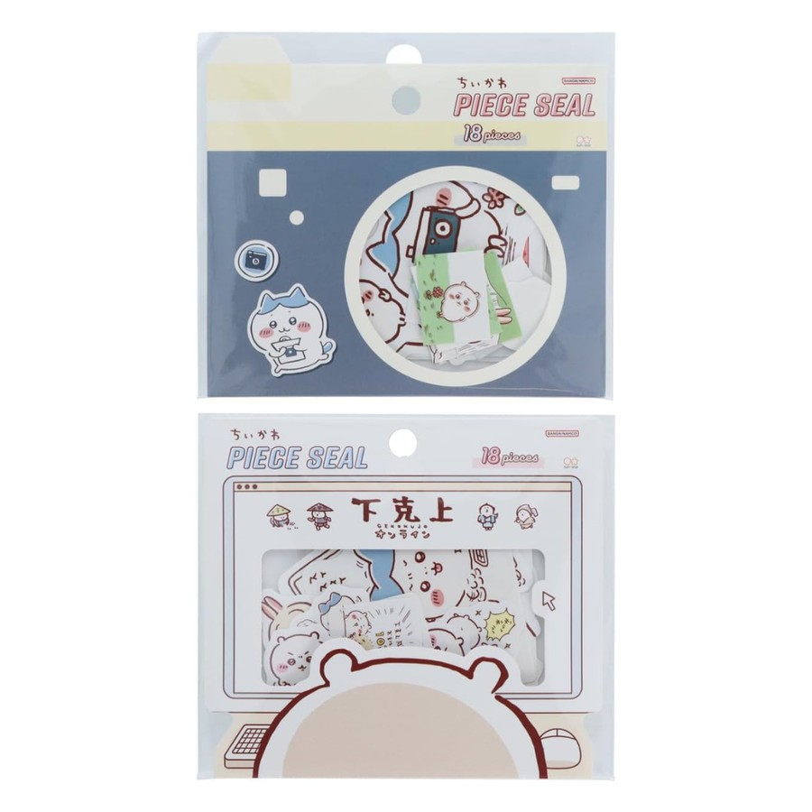 

Sticker Piece Seal Chiikawa Comic Scene Retro Hachiware Usagi 18 Pieces Stiker Deco Journal Limited Edition