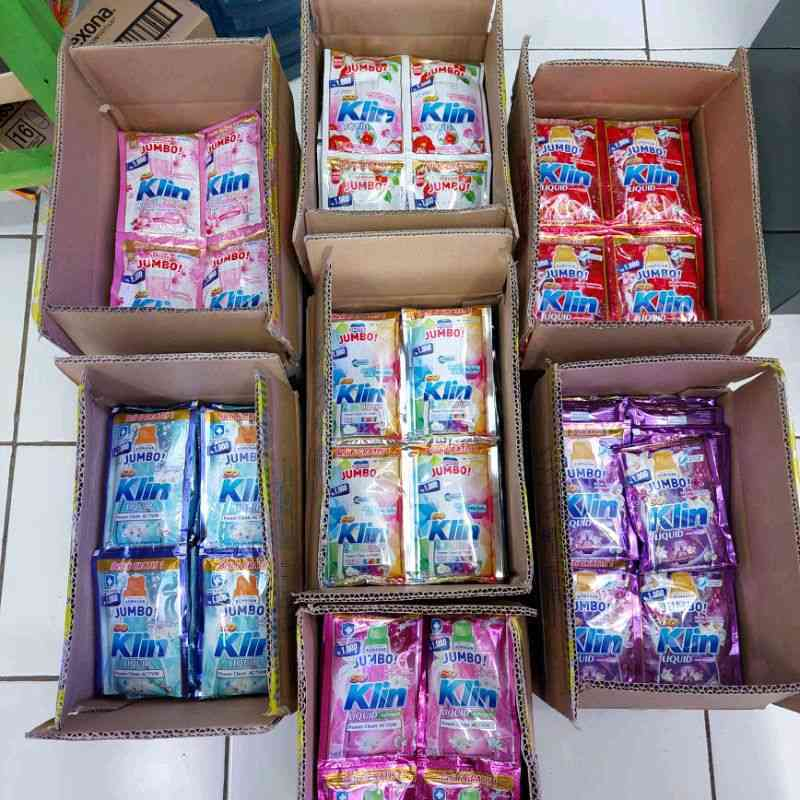 SoKlin Liquid / Detergent Cair Sachet 1000 Jumbo (1karton / 1dus)