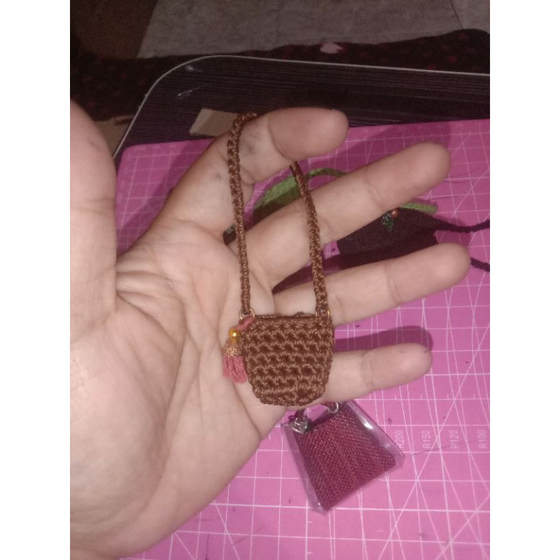 miniatur tas untuk boneka kpop ,barbie ,labubu, upset duck dll