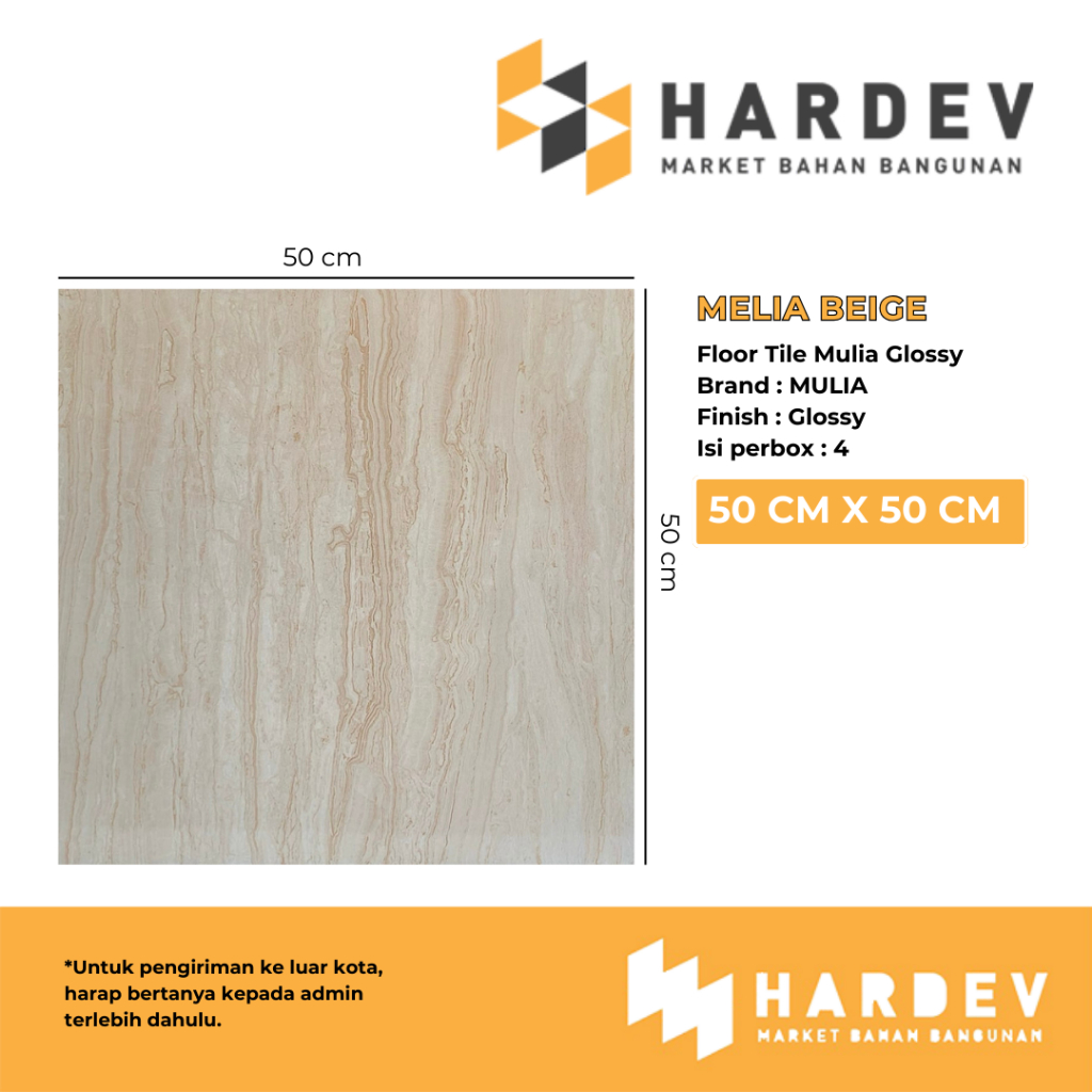 MULIA MELIA BEIGE 50 X 50