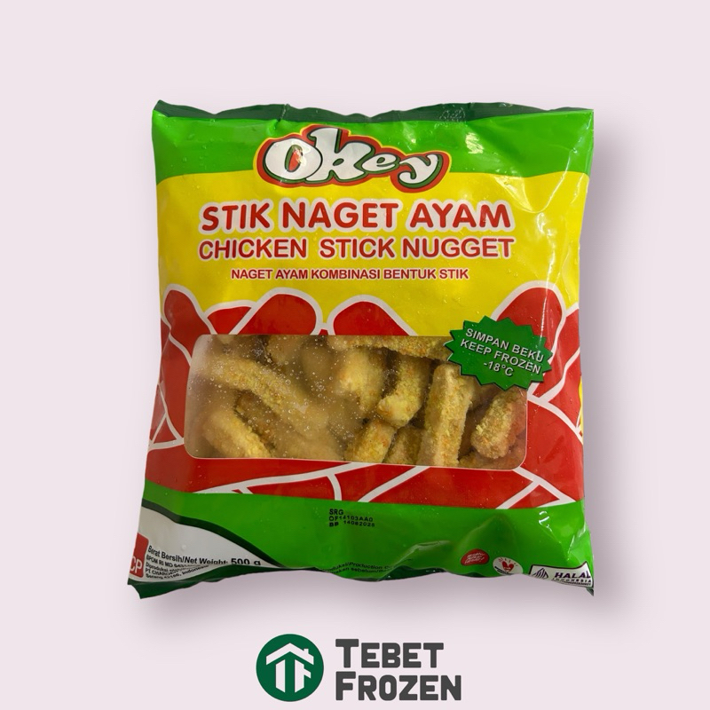 

OKEY NUGGET STICK 500GRAM - TEBET FROZEN
