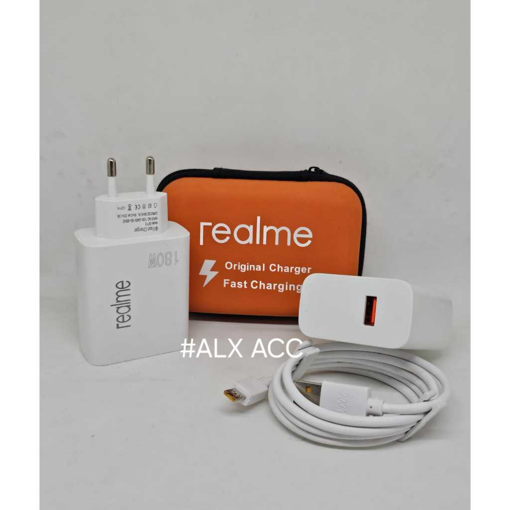 CHARGER REALME 3 5 C3 C11 C12 C15 C20 C21Y C25Y C30 C33 FAST CHARGING 4A SUPPORT VOOC