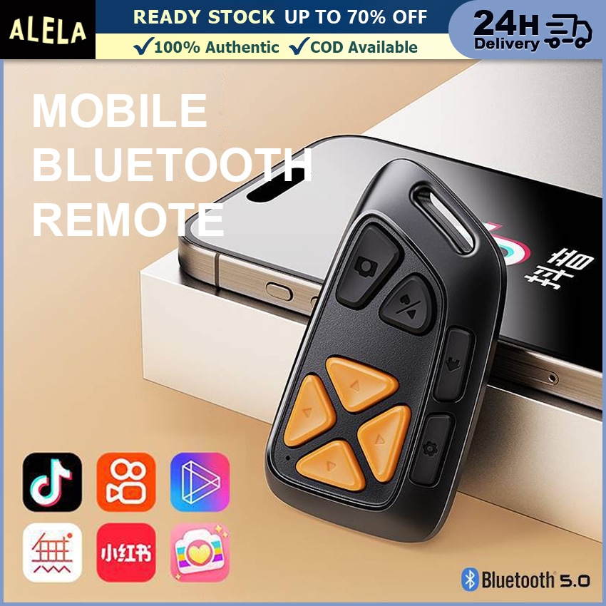 Tomsis Bluetooth Remote HP Andorid & IOS Mobile Phone Remot Control Wireless Remote Shutter Kamera
