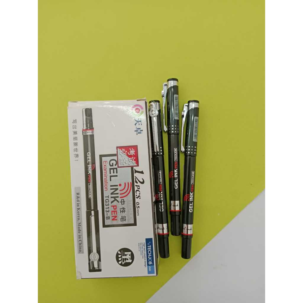

Bolpen Gel Techjob Examination / TG313-B Examination Gel Pen