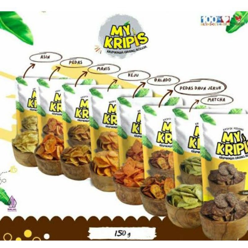 

kripik pisang "my kripis" cemilan enak