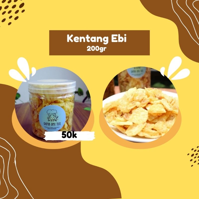 

Kentang Ebi 200 gram Renyah dan Gurih