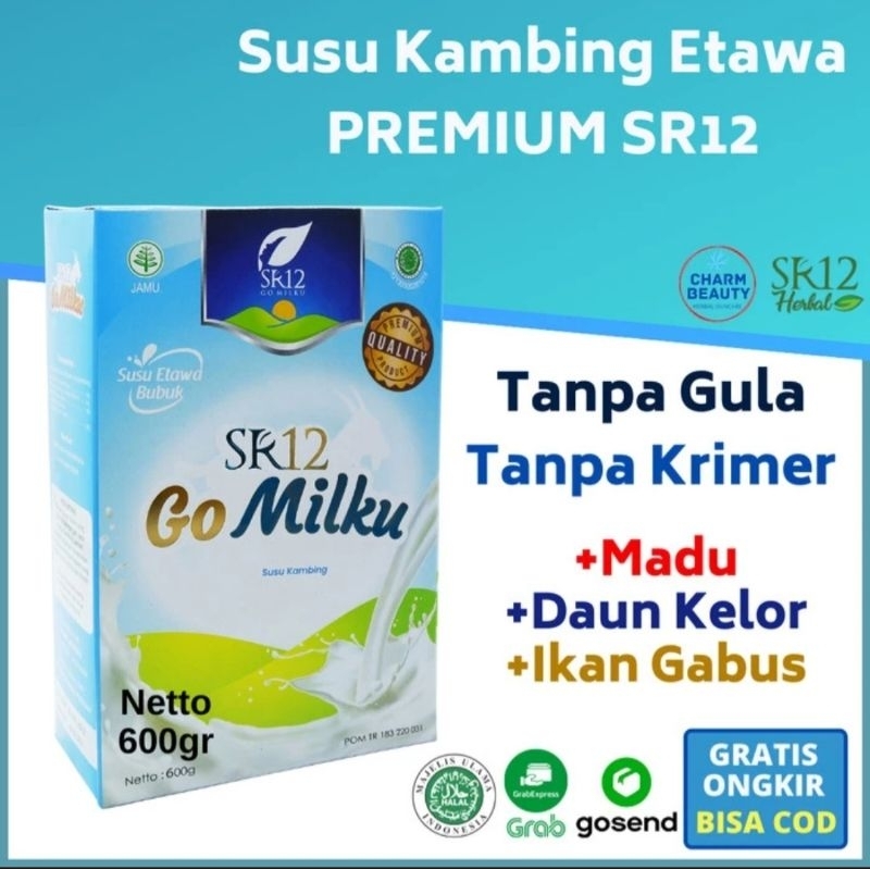 

GoMilku Susu Kambing Etawa Bubuk SR12 MILKU SR12 200 gram