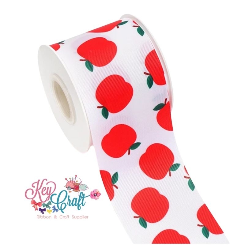 

Pita grossgrain motif Apple size 3,8cm (1yard)