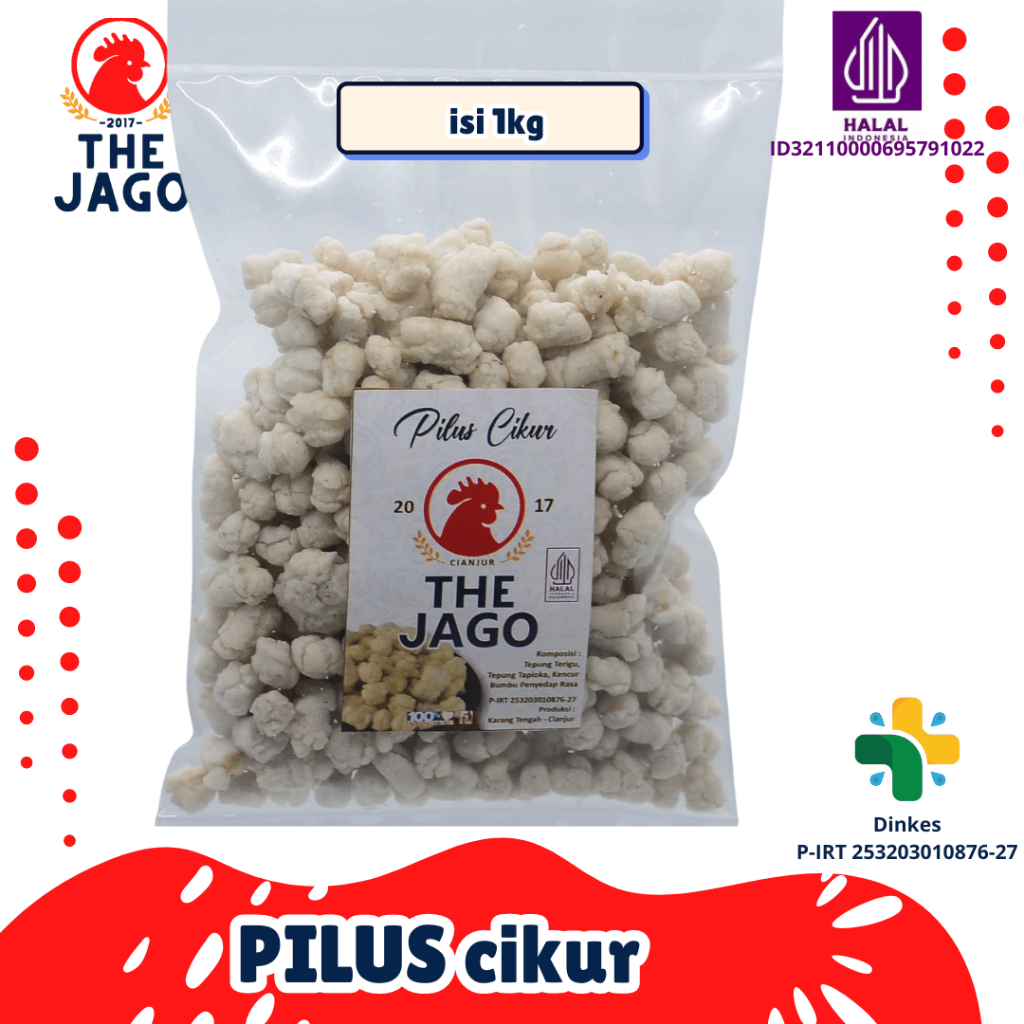 

The Jago - Pilus Cikur Cikruh Renyah 1KG Seblak Toping Baso Aci