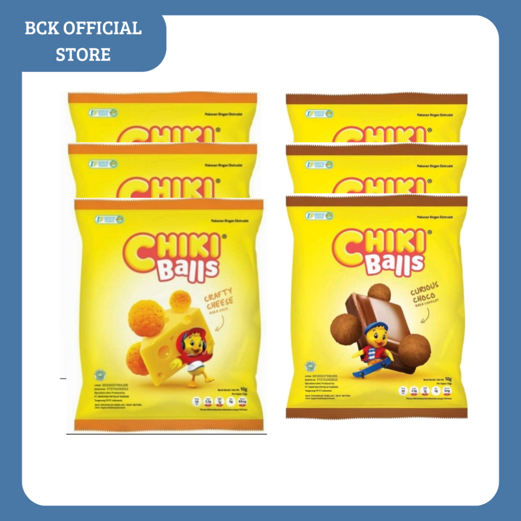 

Chiki Balls Cheese / Choklat 10 gr*10 (renceng)