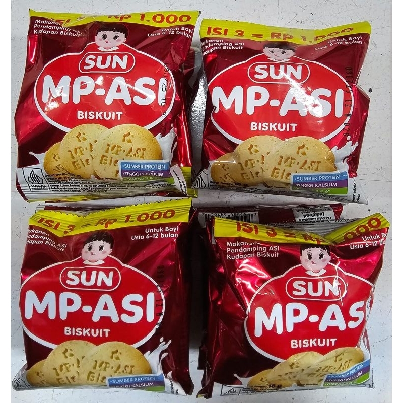 Sun MP ASI Biskuit 6-12 Bulan 18grX5pcs (isi 5 Sachet)