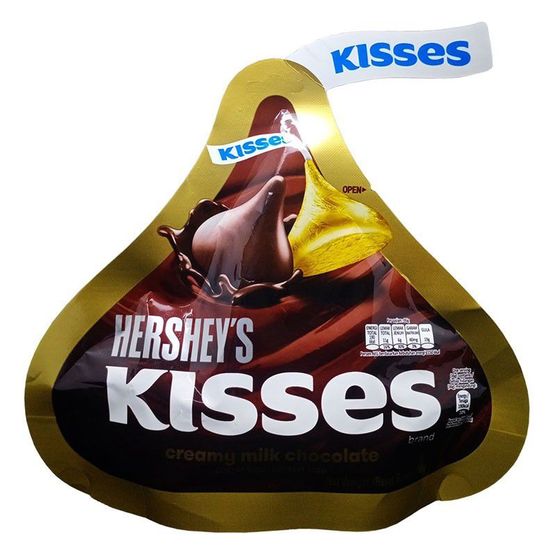 

HERSHEY KISSES CREAMY MILK CHOCOLATE 146 Gr/ Coklat sultan mewah kualitas premium import Halal Mui