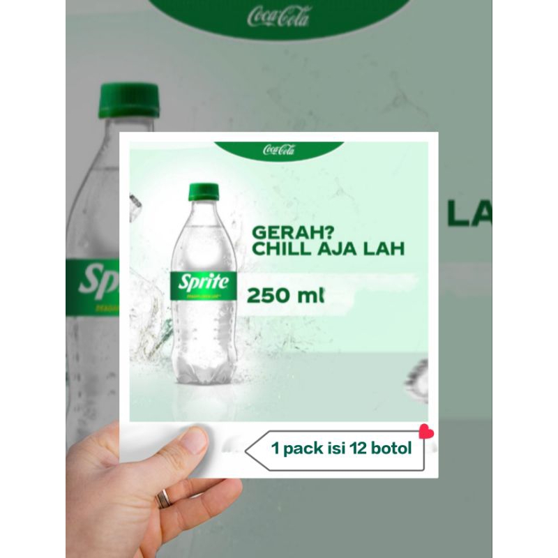 

Sprite 250 ml 1 pack isi 12 pcs