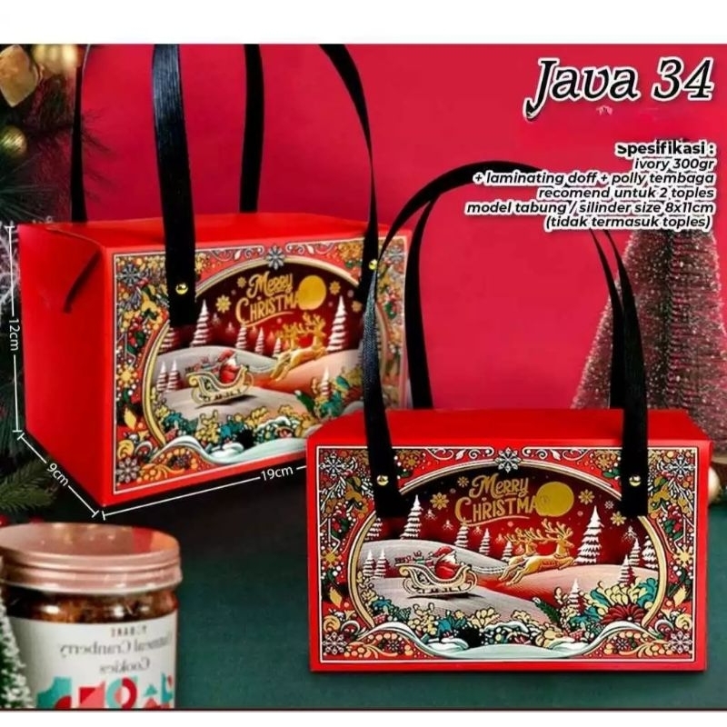

BOX KUE DAN COOKIES NATAL / CHRISTMAS - JAVA 34