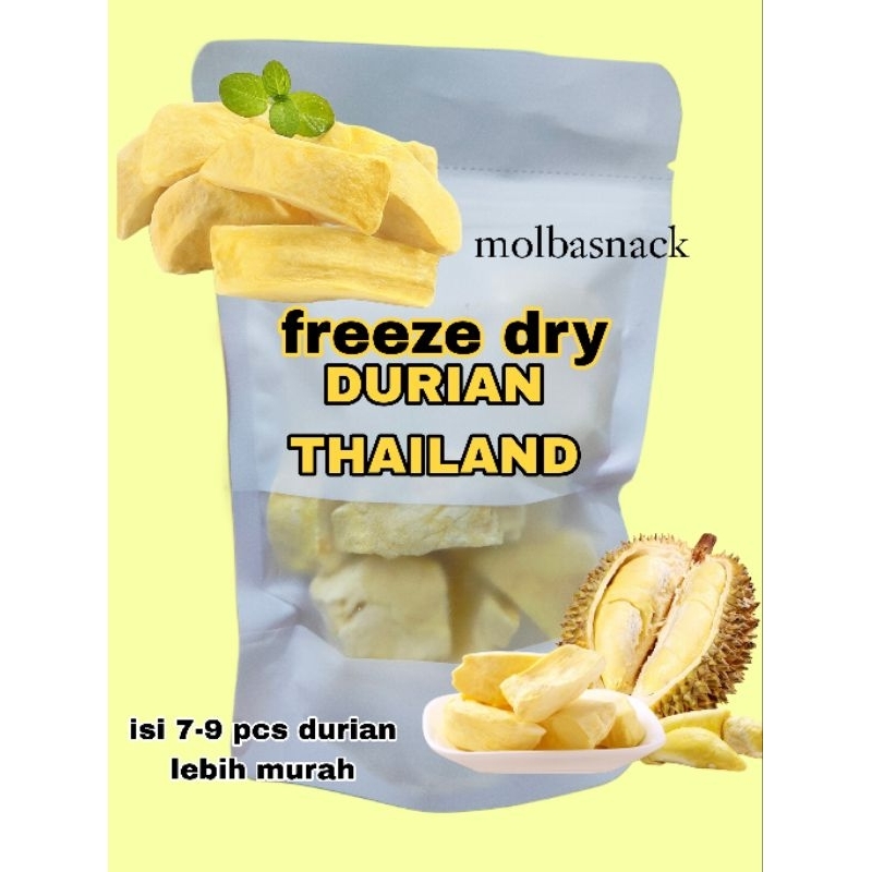 

durian kering freeze dry durian Thailand besar termurah