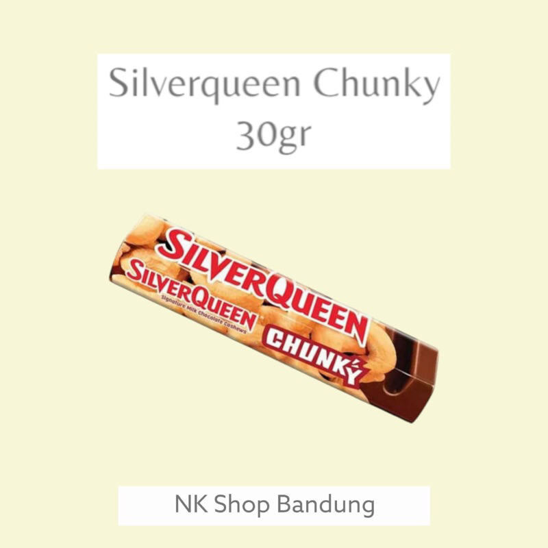 

SilverQueen Chunky 30g – Cokelat Kacang Crispy Lezat