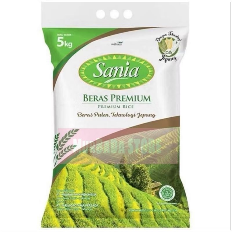 

_MurBaDaSTORE_SANIA BERAS PREMIUM 5 KG