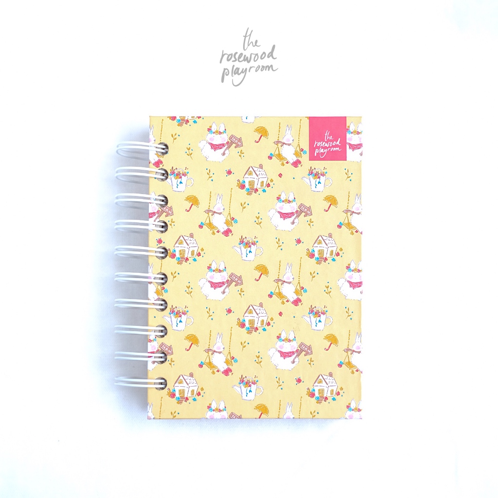 

ROSEWOOD PLAYROOM - Buku Polos Blank Notebook A6 Hard Cover Jilid Spiral Ilustrasi To The Farm