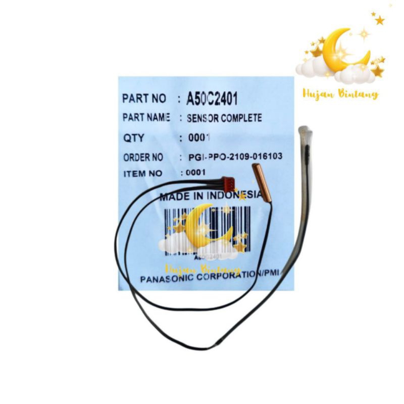 Termistor ac panasonic 1/2 pk termis ac panasonic 0.5 pk thermistor ac panasonic 0,5 pk sensor suhu 