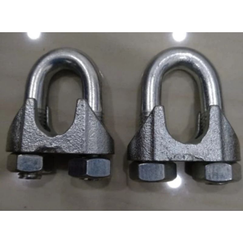 klem kabel seling besi 10mili / clamp cable iron / kuku macan 10mm pengikat kabel / kawat