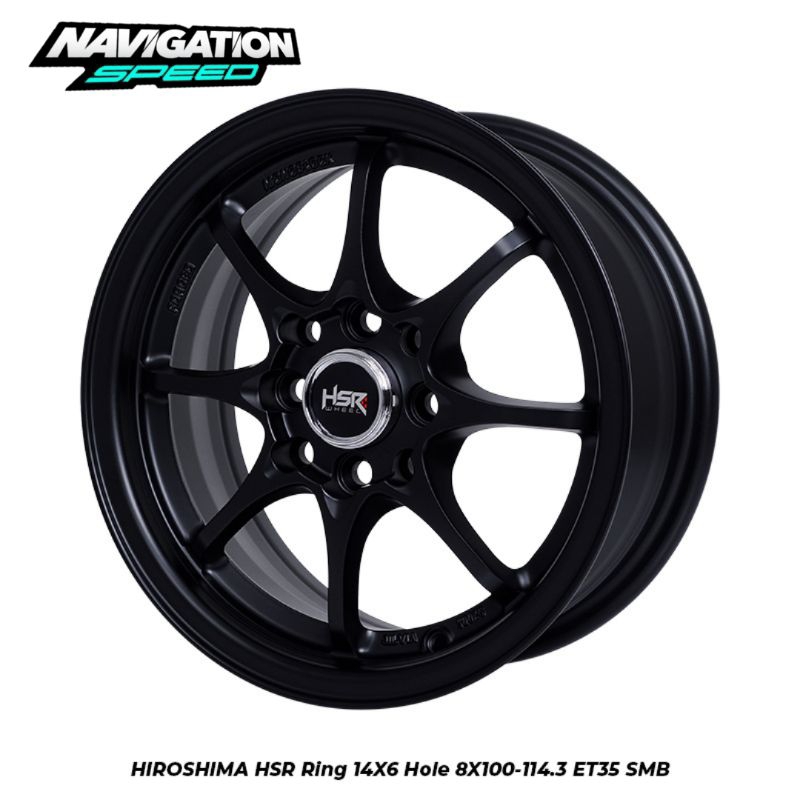 Pelek Velg Mobil R14 Model Ce28 Buat Avanza, Agya, Calya, Sigra, Vios, Brio Hsr Hiroshima Ring 14