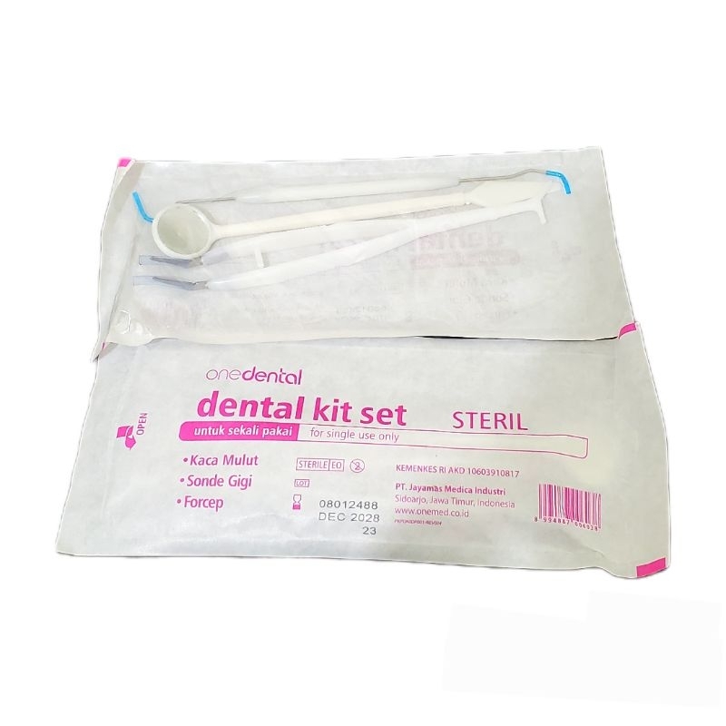 ONEDENTAL Onemed Dental Kit Set Steril Disposable Instrument Kit Mini