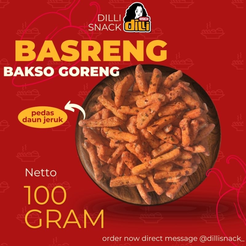 

Dilli Snack Basreng Pedas Daun Jeruk 100 gram
