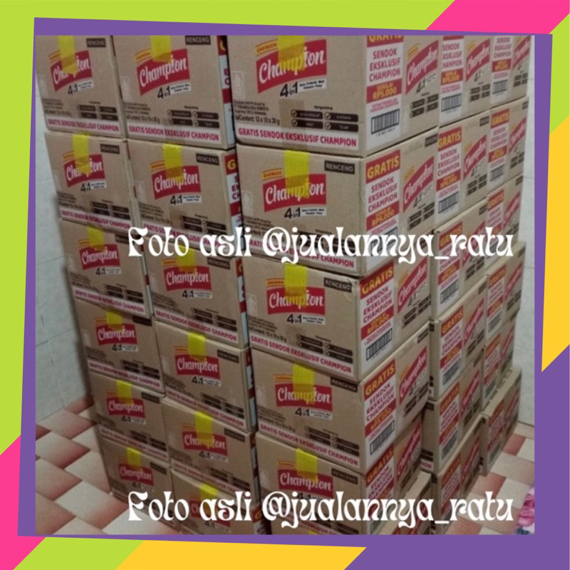 

ENERGEN CHAMPION 1 DUS TERMURAH FREE TAS SERUT
