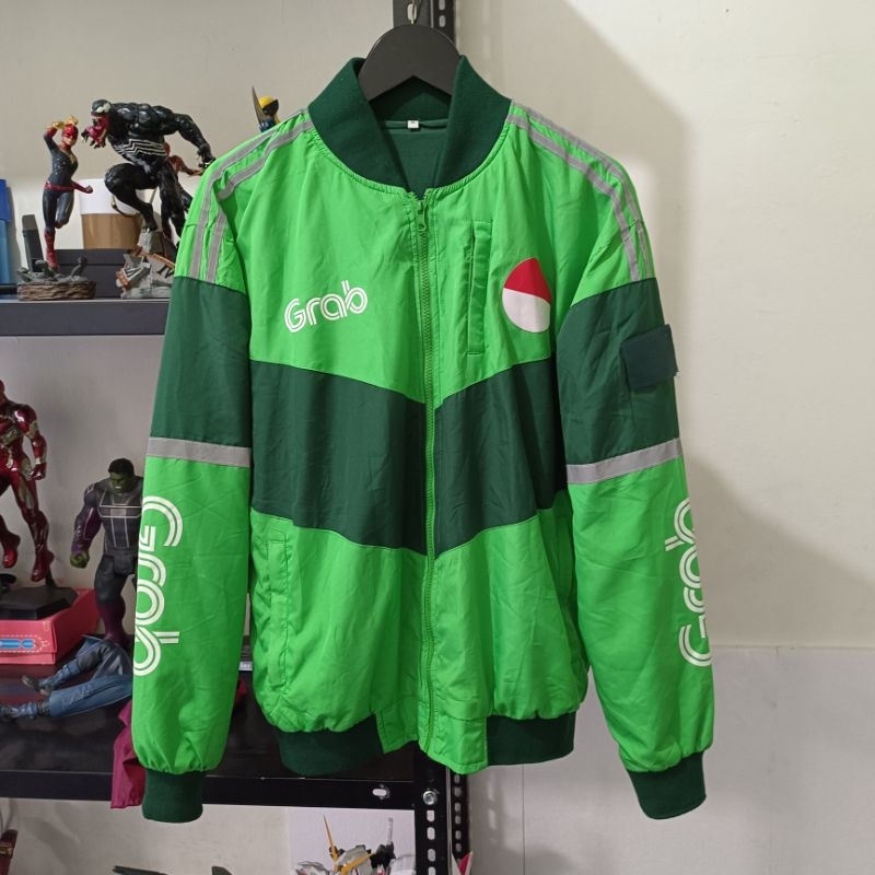 jaket grab resmi original