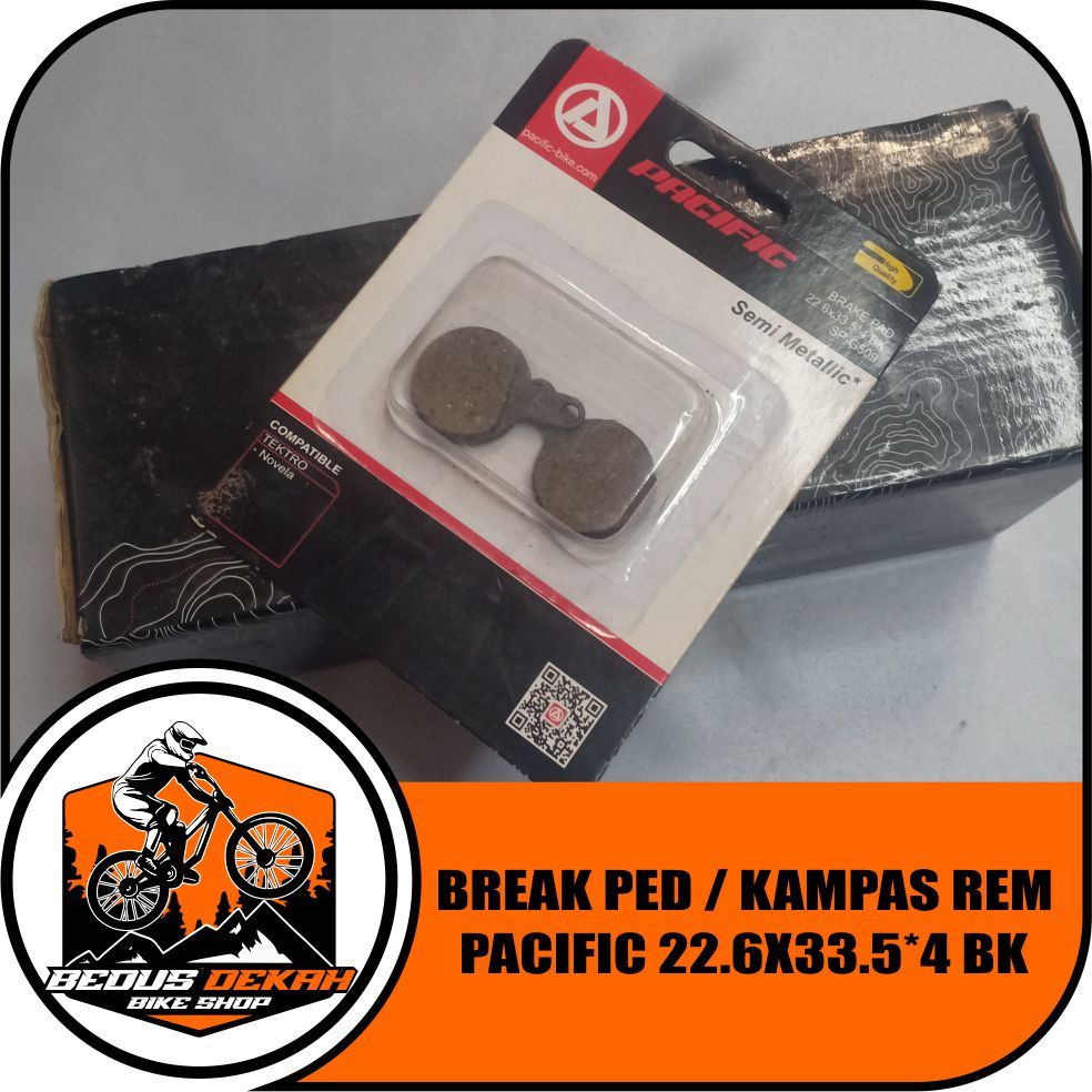 KAMPAS REM PACIFIC 509 / DISC BRAKE PAD BULAT SEPEDA MTB