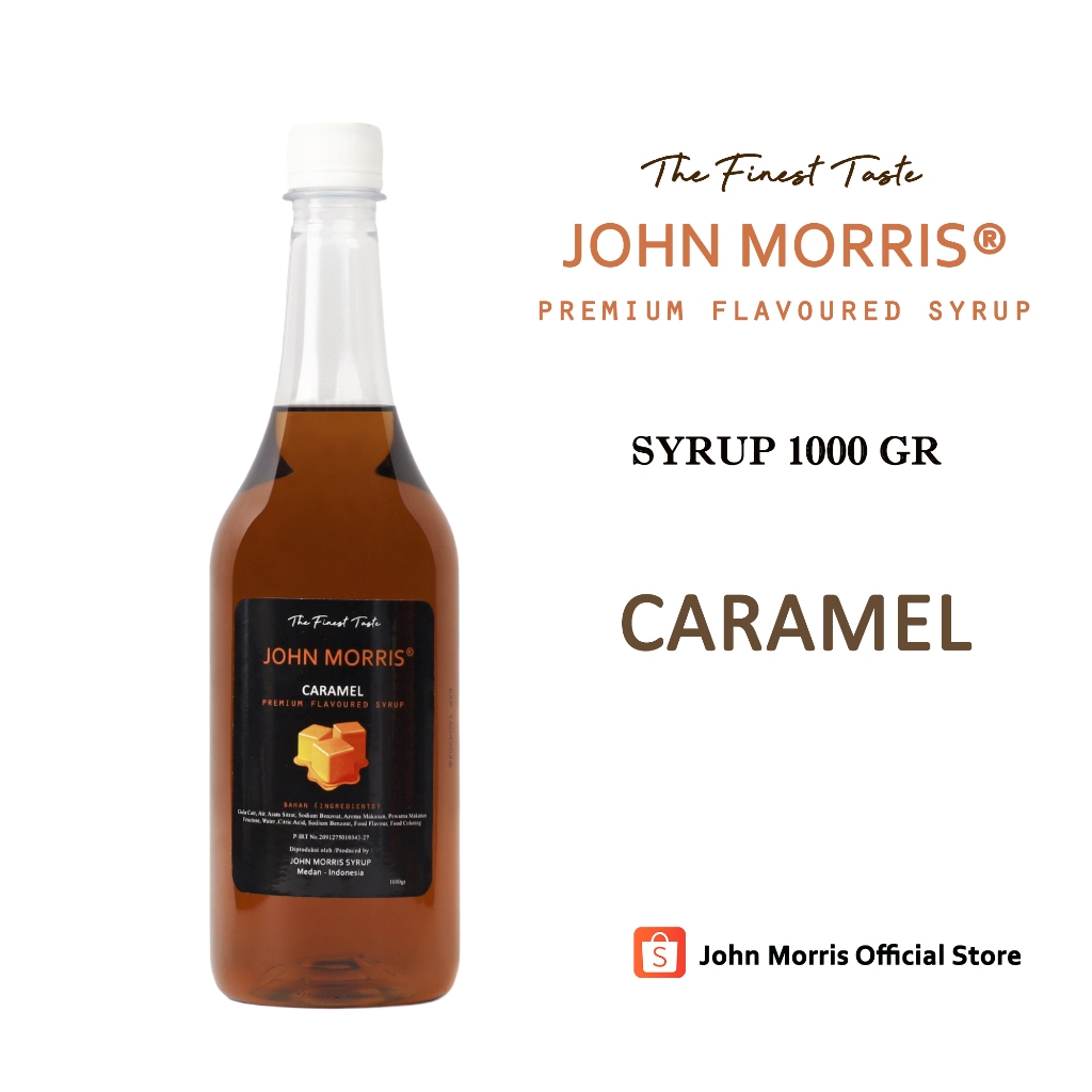 

JOHN MORRIS Caramel Syrup 1000 gr