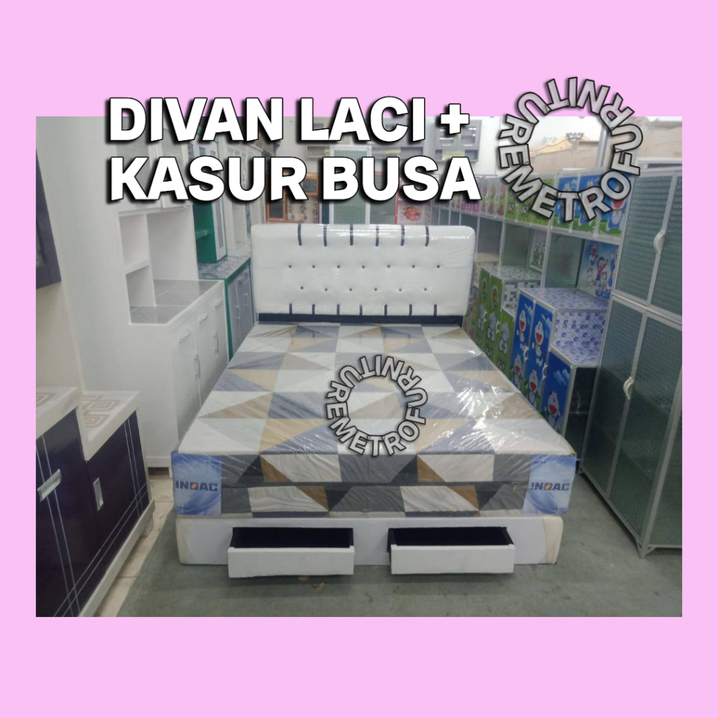 SATU SET DIVAN LACI + KASUR INOAC FREE ONGKIR SERANG KOTA