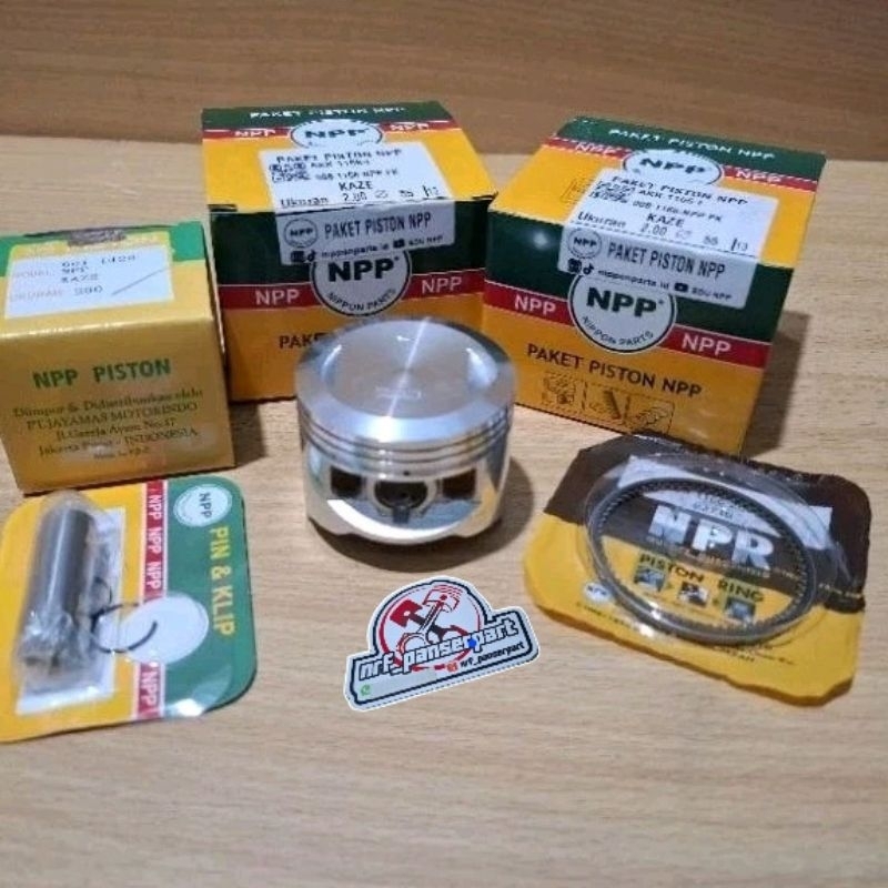 PISTON KIT KAZE R//SEHER SET RING KAWASAKI KAZE R/BLITZ R EDGE ZX 130 SIZE 125/150/175/200 (54,25/54
