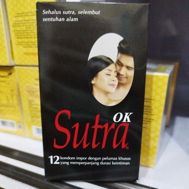 Sutra Kondom Hitam / Kondom sutra OK isi 12