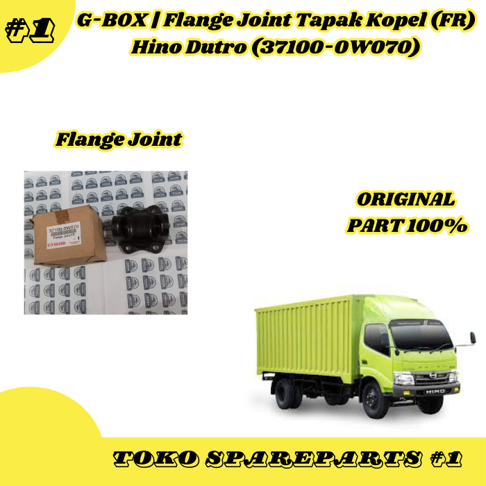 G-BOX | Flange Joint Tapak Kopel Depan (FR) Hino Dutro  (37100-0W070)