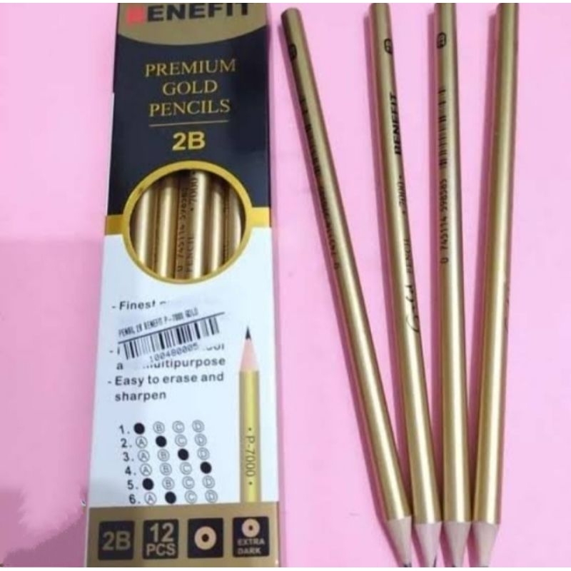

PENSIL 2 B BENEFIT GOLD ISI 12 PCS