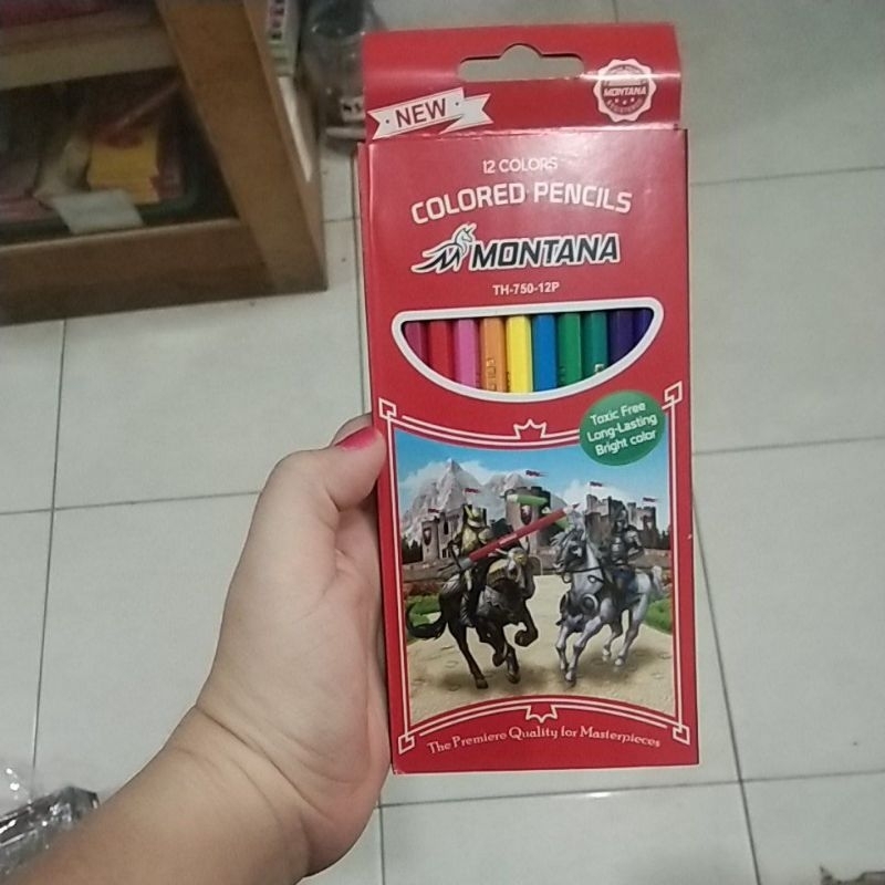 

pensil warna montana panjang 12warna