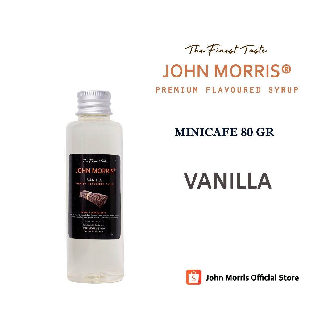 

JOHN MORRIS Minicafe Vanilla Syrup 80 gr