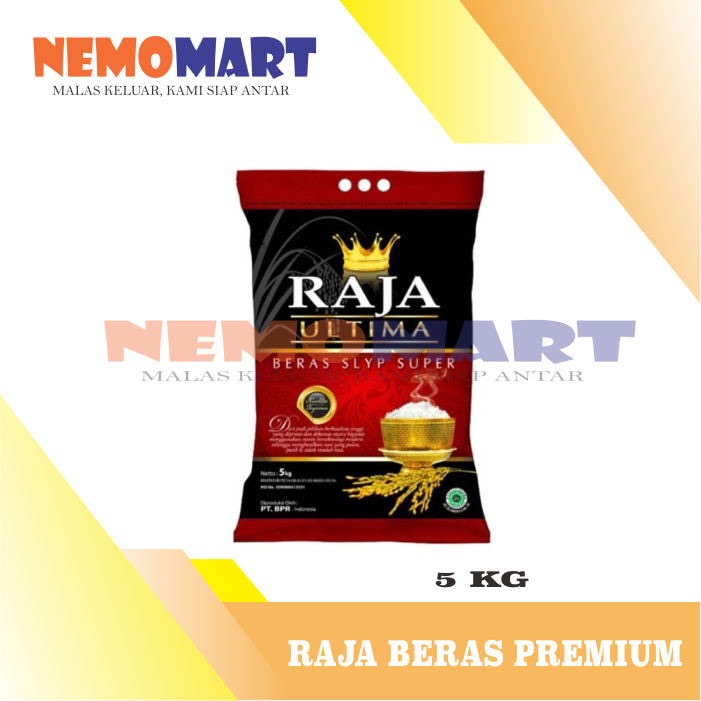 

BERAS RAJA ULTIMA PREMIUM 5 KG KILO KILOGRAM PULEN PUTIH ALAMI 5KG 5KILO 5KILOGRAM WHITE RICE