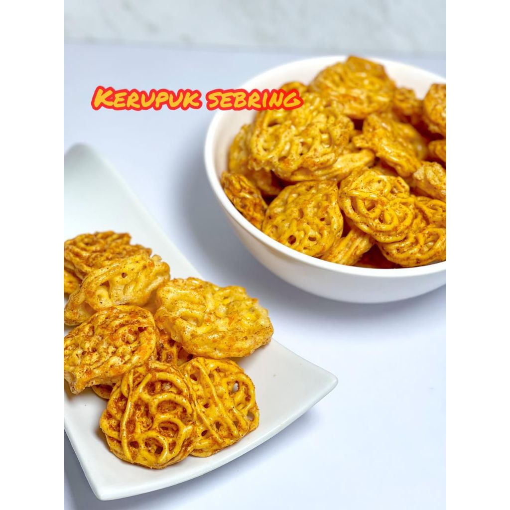 

Kerupuk Sebring Seblak Kering Pedas Berkah Jaya 250 gr (1/4 kg)