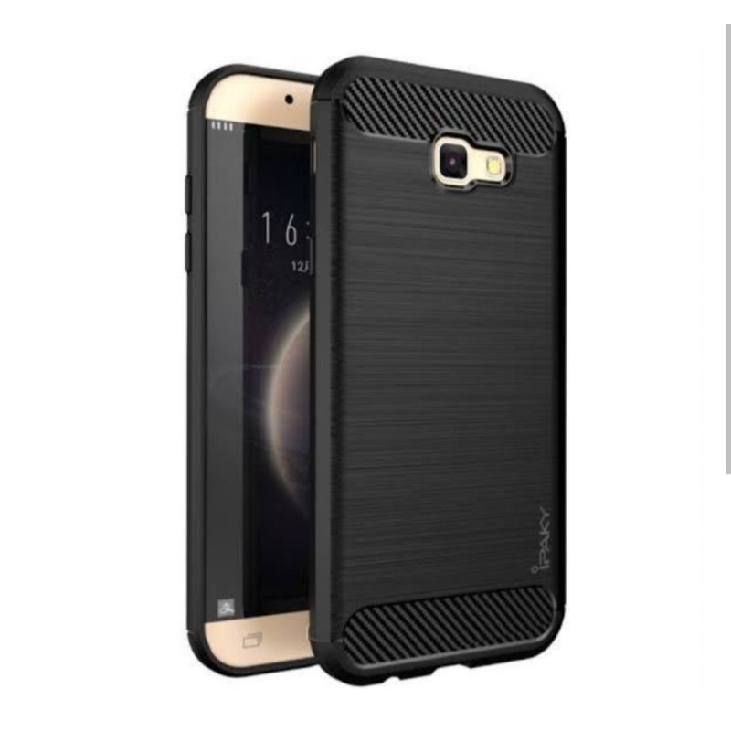 Softcase Silikon Ipaky Carbon Samsung A310 Samsung A3 2016