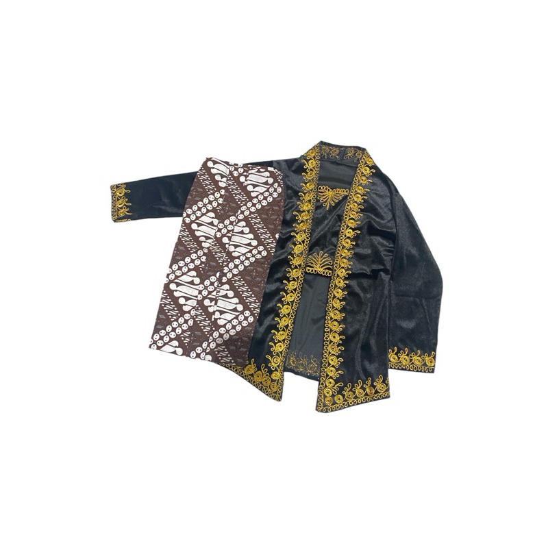 Set Kebaya Kutubaru Bludru Anak|Set Kebaya Bludru Anak