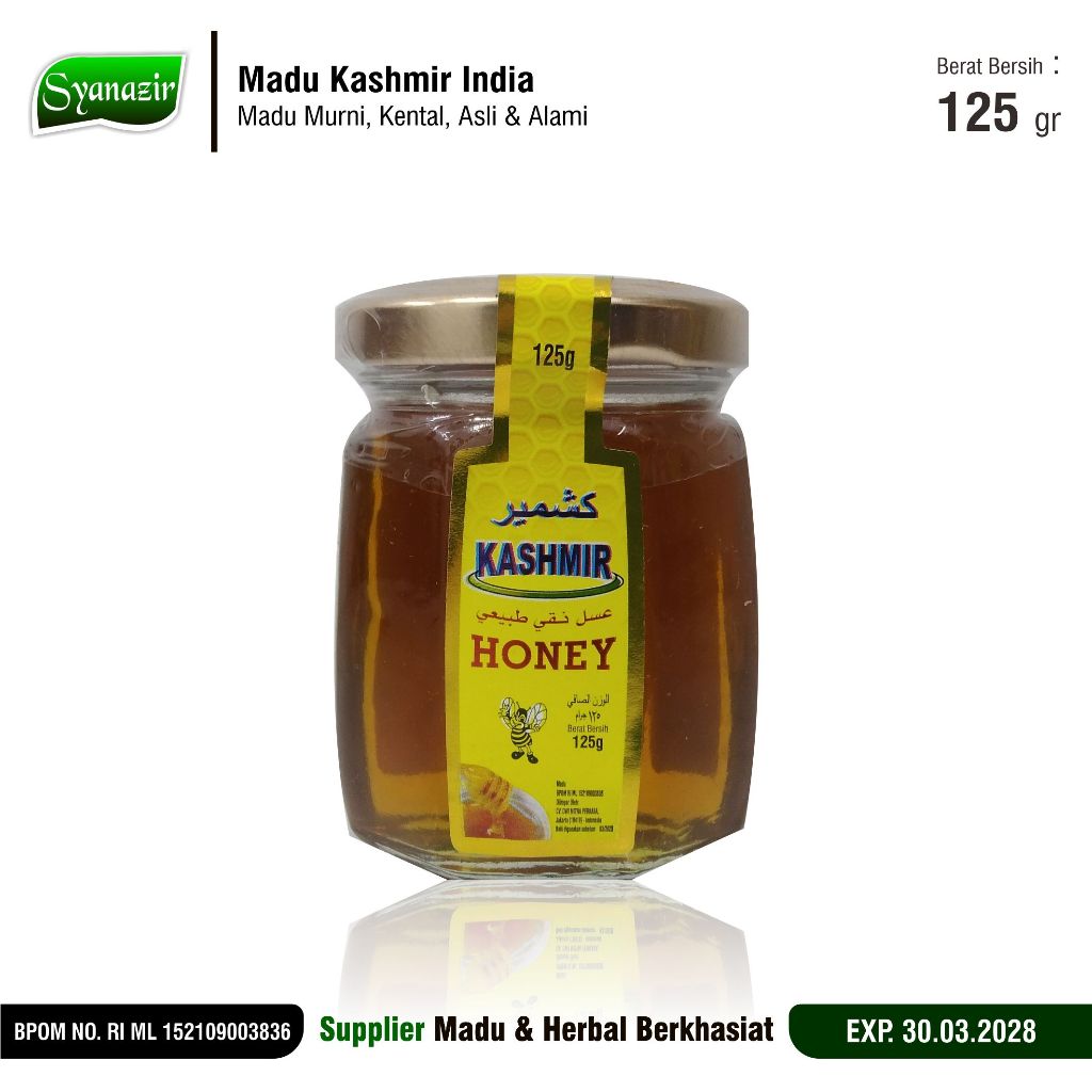

Madu Kashmir 125 gr Madu Murni, Kental, Asli & Alami