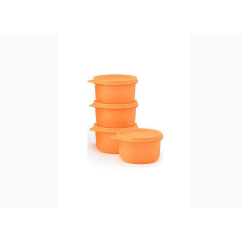 rice bowl oren 4pc  - tupperware - mangkok kecil