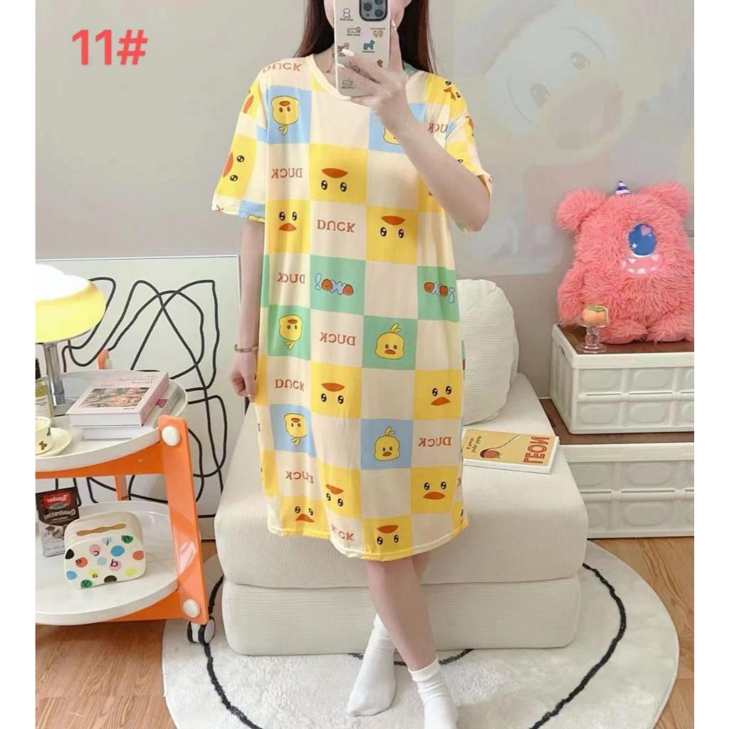 Daster Motif Kartun Lucu Daster Import Korea Daster Korea style Dress Korea style
