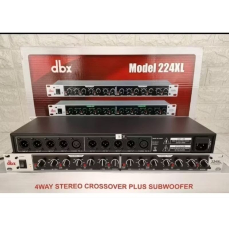 crossover DBX 224 plus sub crossover 4 way