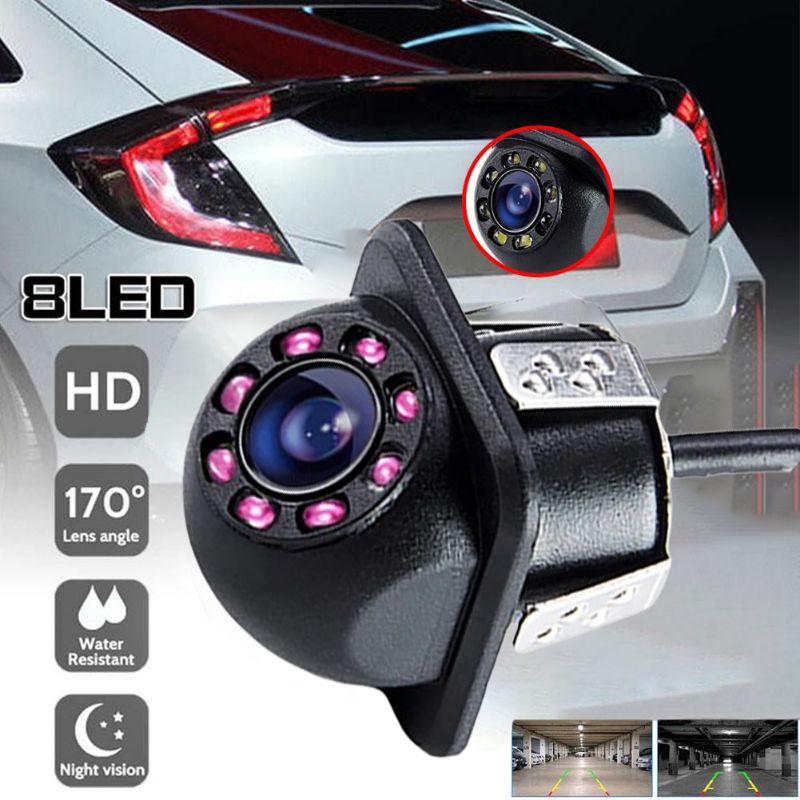 Kamera Parkir Mobil / Kamera Belakang Mobil / Kamera Infrared 8 led / Kamera Mobil