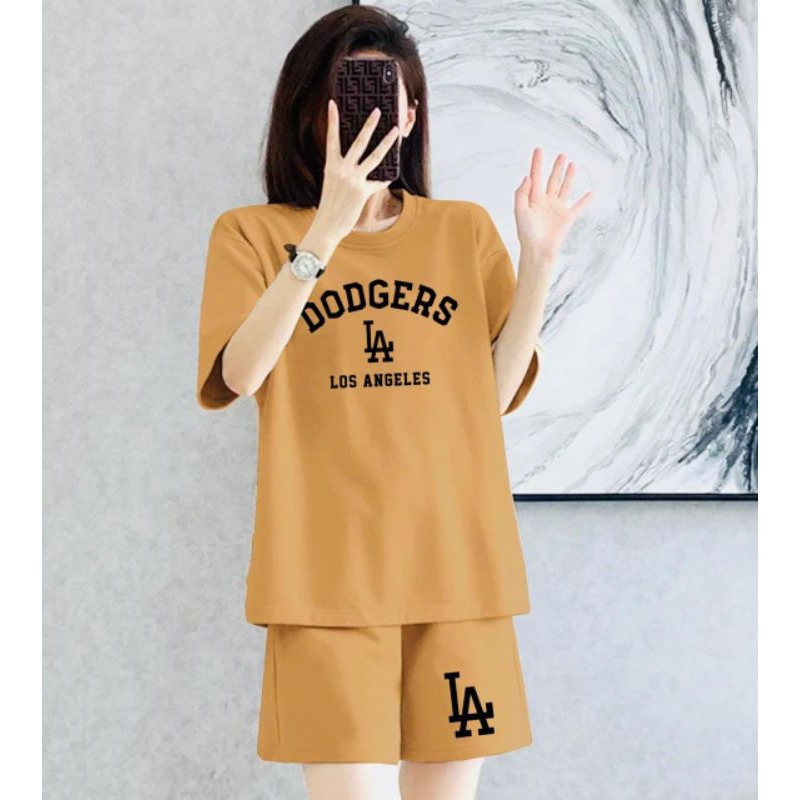 New setelan kaos Import wanita/ set kaos import/ set kaos