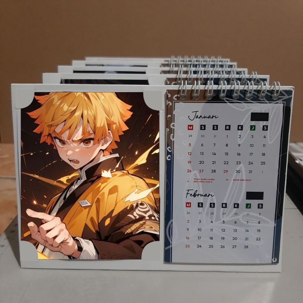 

Kalender duduk 2025 Kimetsu No Yaiba Kalender Kimetsu No Yaiba Kalender Demon slayer